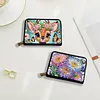 2pcs Animal Pattern Diamond Painting Fashion Card Holder Compact Coin Purse