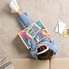 DIY Diamond Painting Wooden Tray Food Tray  with Folding Legs Living Room Decoration Donut Wooden Tray Kit (Unicorn)