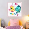 Fish - 9CT Partial Beaded Cross Stitch Kit(27x27cm)