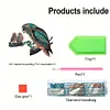 (US Local)Owl Diamond Painting Art Door Right Angle Sign for Indoor Outdoor Wall