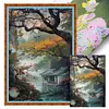 Late Autumn In Jiangnan-11CT Stamped Cross Stitch 50*70cm/19.69*27.56in(Big Size)