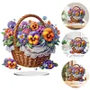 (US Local)Flower Double Sided Effect Table Top Diamond Painting Desktop Ornaments Kit(Phalaenopsis)