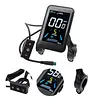 24V/36V/48V Electric Bike Display Screen Waterproof Handlebar Bike Speedometer