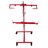 [US Local Warehouse] Multifunction Paint Stand Bumper Stand Adjustable 90 Degree Rotating Paint Holder with 4 Wheels Hang Automotive Panels Fenders Bumpers Car Parts