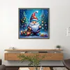 (US Local)Xmas Gnome-11CT Stamped Cross Stitch Kit(50x50cm)