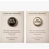 Be Good & Ice Out Pins Supports Kindness and Positive Mental Health Compassions-themed Lapel Pin for Gifts Daily Wear & Charity Events