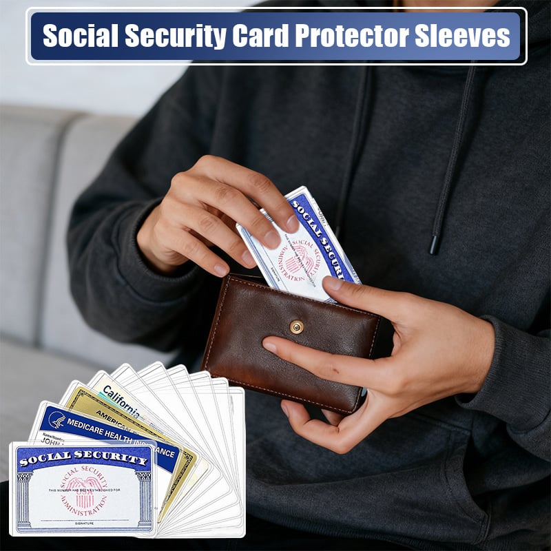 Social Security Card Protector Sleeves