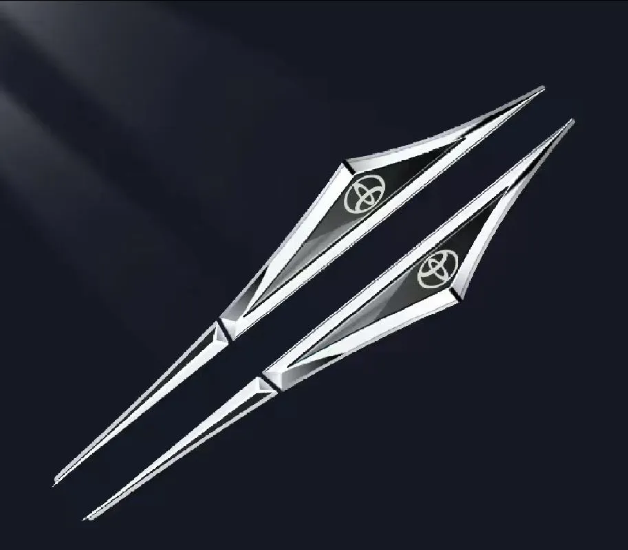 Car fender modification car logo metal sticker