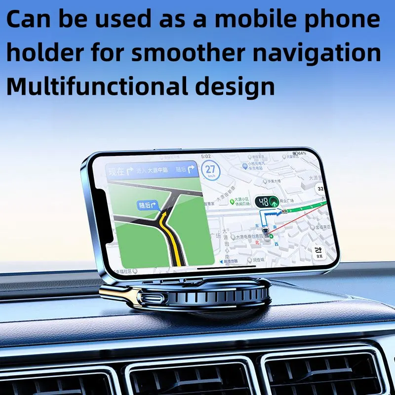 Multifunctional magnetic aromatherapy car phone holder