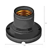 10pcs Bulb Base Converters Universal E27 Flat 60W 90-240V for Restaurant Kitchen