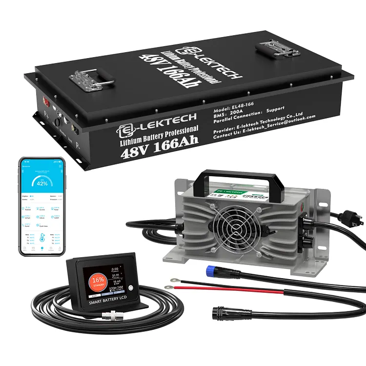 48V 166Ah Lithium Golf Cart Battery