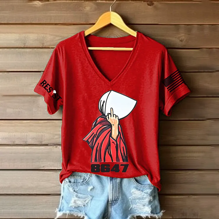 Women's FDT Handmaid Women's Rights Printed T-Shirt The Cold Blanket
