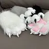 Cat Paw Fluffy Gloves With Squeaky Sound Furry Love Cosplay Prop Girls Gift Idea