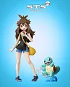 1/20 & 1/8 Scale World Zukan Green & Squirtle - Pokemon Statue - STS&nbsp;Studio