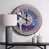  DIY Round Metal Tin Ballet Girl Diamond Painting Special Shaped  Clock Kit