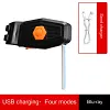 LED Bicycle Tail Light, Photon Bicycle Light Tail Light, Photon Drop Bicycle Light, Bicycle Tail Light Rechargeable USB Bicycle Rear Cycling Light for Any Type of Seat Post