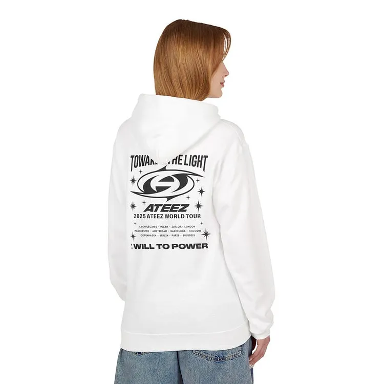 2025 Ateez Towards The Light: Will to Power Europe World Tour Hoodie