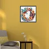 Butterfly Wreath-Special Shaped Diamond Painting Kit