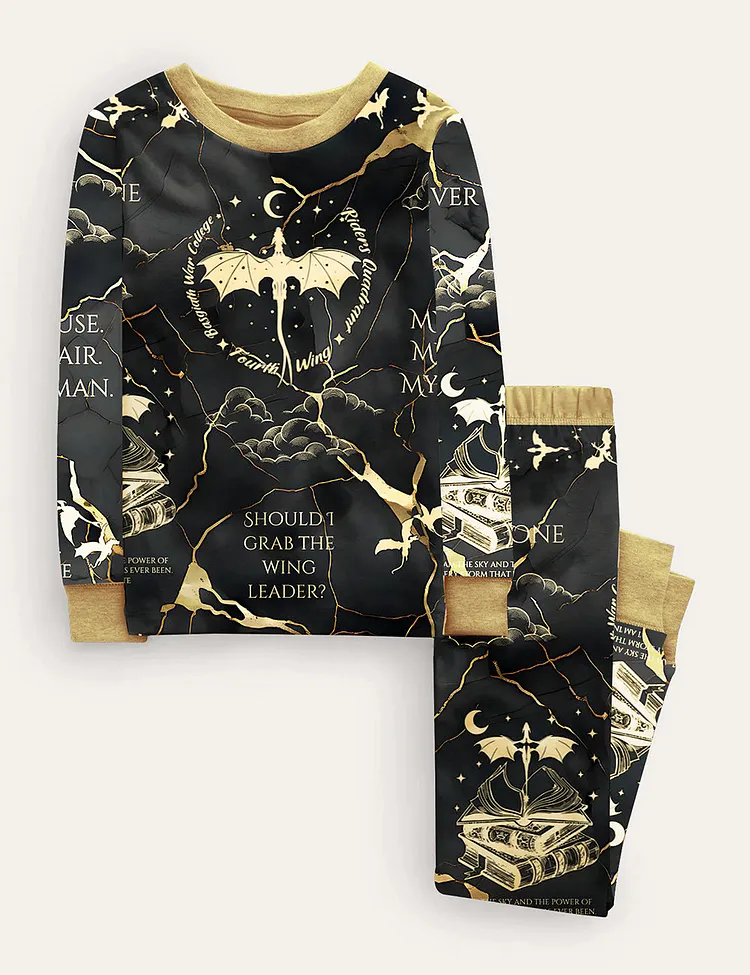 Kid's Fourth Wing Reader Pajama Set