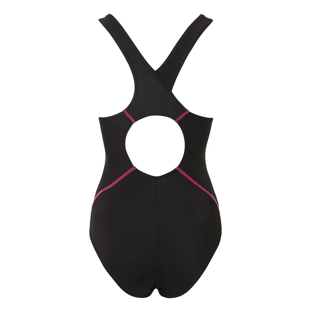 Brownm Brownm New Sports Competitive One-Piece Swimsuit Women's Backback Hot Spring Swimsuit