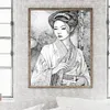 (US Local)Beauty 5D DIY Full Drill Round Big Size Diamond Painting Kit for Home Wall Decor 40x50cm 