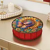 DIY Wooden Diamond Art Painting Storage Box Kit with Rotate Lid Diamond Art Painting Holder Box for Adults Beginners Home Office Decor