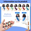 Lot de 25 mini statues de J&eacute;sus pour d&eacute;corations de P&acirc;ques