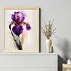 Iris Flower-11CT Stamped Cross Stitch 40*50cm
