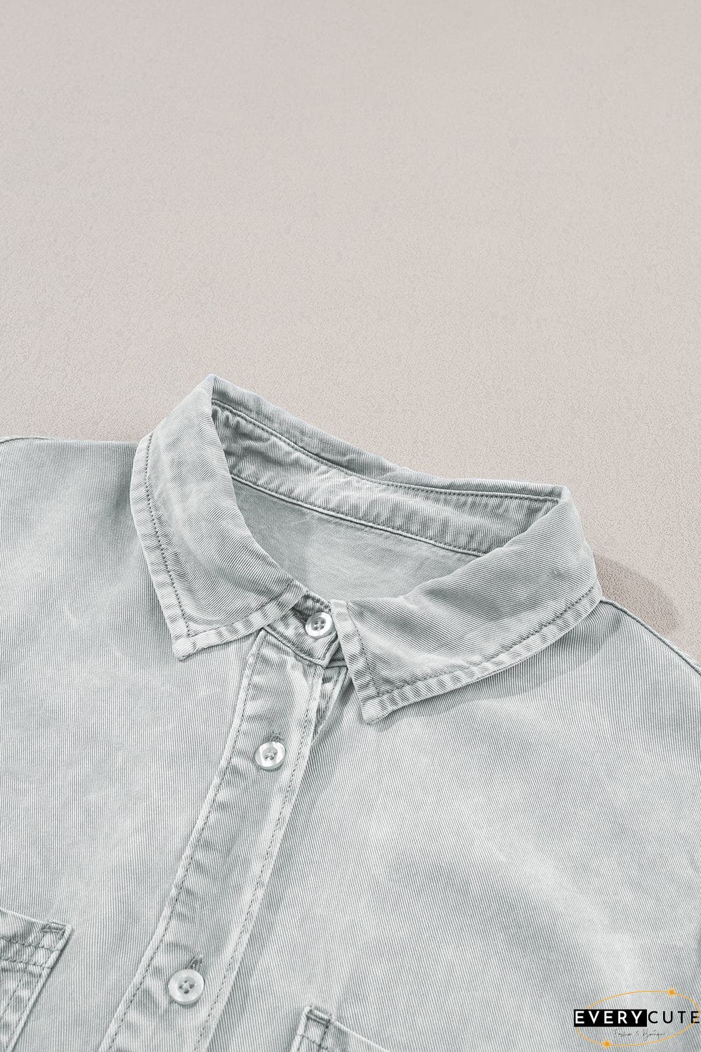 Drop Shoulder Denim Dress