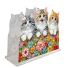 Acrylic Double Sided Christmas 5D DIY Diamond Art Paper Towel Storage Rack Decor Napkin Holder Kit