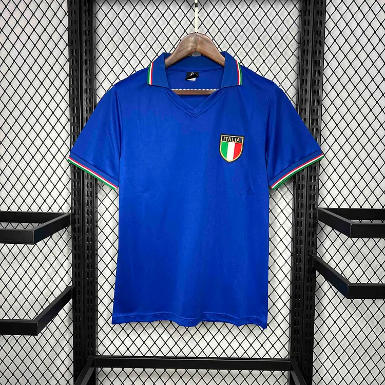 Italy 1982 Retro Home Soccer Shirt