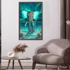 （Big Size）Butterfly Elephant-Full Square Diamond Painting 40*70cm