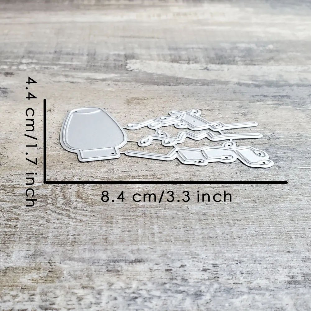 Athvotar Vase Flower Metal Cutting Dies Scrapbooking Mold Knife Stencil Die Cuts Card Making DIY Craft Embossing New Dies For