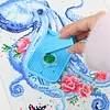 2-in-1 Diamond Painting Storage Containers Trays, Diamond Art Accessories Diamond Painting Trays with Lids Bead Storage Drill Disk