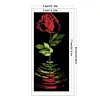 【Limited Stock Sale】Rose-9CT Stamped Cross Stitch Bead Embroidery 31*77cm