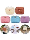 Bike Front Basket Backpack with Lid Cycling Handlebar Basket Bicycle Accessories