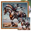 Indian Horse-11CT Stamped Cross Stitch 40*40cm