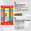 WOYO CTB007 PRO OBD2 Break Out Box, Digital 16 PIN LCD Vrms Data, 9V-32V Automotive Diagnostic Tool, ECU Testing Tool