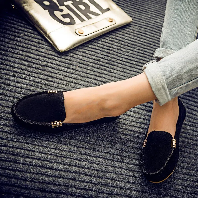 Plus Size Women Flats shoes 2022 Loafers Candy Color Slip on Flat Shoes Ballet Flats Comfortable Ladies shoe zapatos mujer 2022