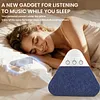 BT Pillow Speaker for Sleeping Mini Portable Under Pillow Speaker with White Noise & Timer Wireless Sleep Aid for Adults Side Sleepers