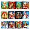 12pcs DIY Greeting Card Special shaped Diamond Painting Christmas Postcards Kit