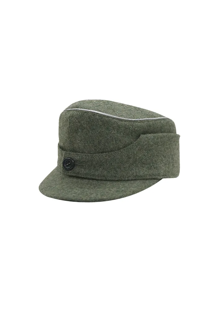   Gebirgsjager Single Button Bergm&uuml;tze Field Grey Wool Field Cap German-Uniform