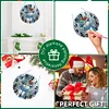 (US Local) DIY Xmas Diamond Painting Ornament with Clock Function Creative Craft