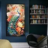 (US Local)Peacock Peony-16CT Stamped Cross Stitch Kit(73x119cm)