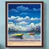 Beach Spray-Paint By Numbers Acrylic Painting 40*50CM