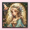 【Limited Stock Sale】Butterfly Fairy-14CT Stamped Cross Stitch 50*50cm/19.69*19.69in