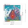 >SALE<5D DIY Full Round Drill Diamond Painting Chalet Decor 40x40cm