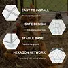 [US Local Warehouse] 9.84x13.12x6.56FT Large Chicken Coop Spire Shaped Walk-in Poultry Cage for Yard