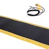 [US Local Warehouse] Anti Fatigue Mat 144x36inch Standing Work Mats Thick 3/4in Black with Yellow Border for Industrial and Commercial Workplaces