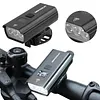 3 Lamp Bead Bike Front Light Night Riding Safety Headlight Digital Display Lamp
